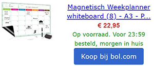 Handige weekplanner
